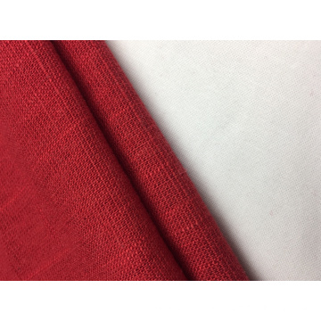 12s Linen Rayon With Slub Solid Fabric